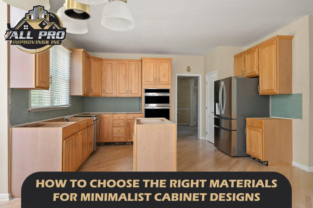 Minimalist cabinet designs