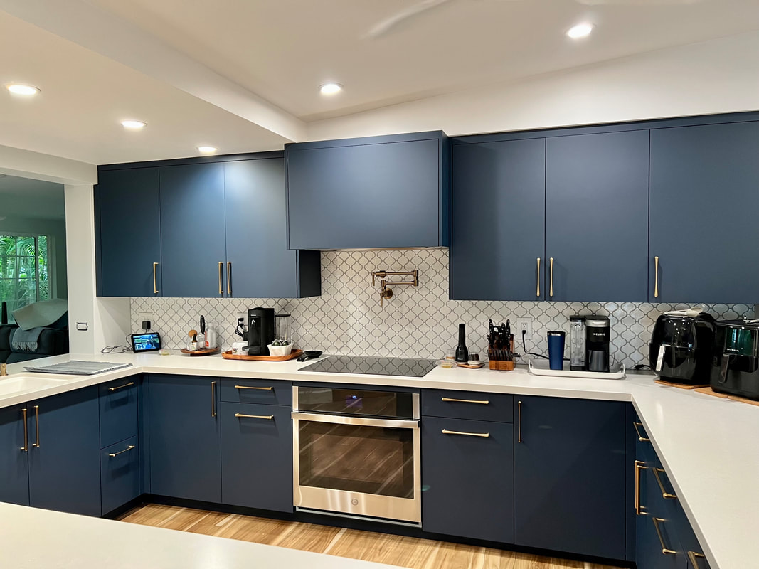 Cabinet Refinishing at Tinley Park. IL