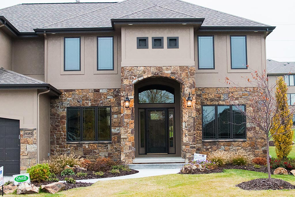 Exterior Home Design At Homer Glen; IL