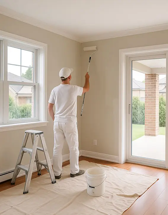 Residential Interior Painting At Orland Hills, IL